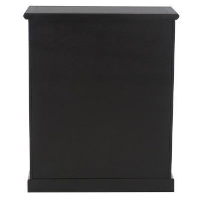 Maralah Black Solid Wood 5-Shelf Cube Bookcase