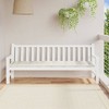 vidaXL Garden Bench Cushion Melange Cream 78.7"x19.7"x2.8" Fabric - 3 of 4