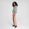 Women's Ballon Long Sleeve Tie Front Blouse - A New Day™ - 4 of 4