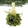Ganz 5.0 Inch Mistletoe Door Decor Kissball Kissing Krystals Twilight Sapphire Decorative Orbs - 3 of 3