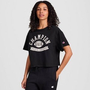 Champion Women's Short Sleeve Cropped T-Shirt - 1 of 4