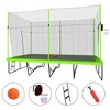 GDFStudio Keats Outdoor/Indoor Steel Ladder Rectangle Trampoline with Enclosure - 4 of 4