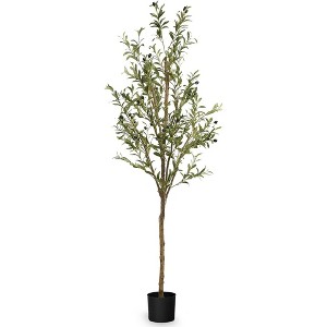 Maia Shop 6ft Artificial Olive Tree, Fake Plants for Home Decor, Indoor Tropical Decoration - 1 of 4