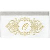 Linum Home Textiles 100% Turkish Cotton MONICA Gold Thread 2PC Embellished Bath Towel Set - 3 of 3