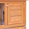 vidaXL Outdoor Rabbit Hutch Small Animal House Pet Cage 1 Door Wood - 3 of 4