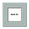 PosterPalooza | Square Refined Blue Picture Frame - UV Acrylic, Foam Board Backing, Hanging Hardware - 2 of 4