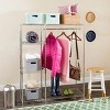 Betsy Adjustable Garment Rack - Chrome - Safavieh - 2 of 4