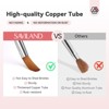 Saviland Kolinsky Nail Brush Pro Kit: #4/#6/#8/#10/#12 Round Sculpting Brushes for Acrylic 3D Art & Extensions. (5pcs Acrylic Nail Brush Set) - 4 of 4