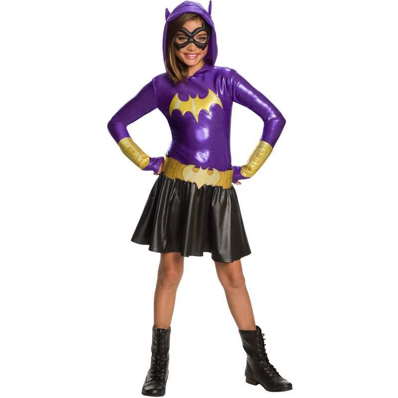 Rubies Dc Super Hero Girls Batgirl Hoodie Dress, 1 of 2