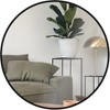 ACEPANO 24 in. H Round Wall Bathrrom Mirror with Metal Frame-Black - 2 of 4