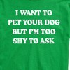 Men's - Instant Message - I Want To Pet Your Dog Short Sleeve Graphic T-Shirt - 2 of 4