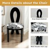 KWPZQEB Dining Chairs Set of 2, Linen Upholstered Solid Wooden Dining Chairs with soft Cushion, Farmhouse Dining Room Chair for Dining Room - 4 of 4