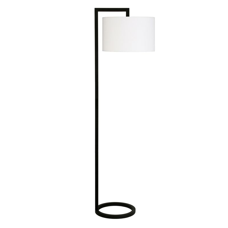 Hampton & Thyme 64" Tall Floor Lamp with Fabric Shade, 1 of 12