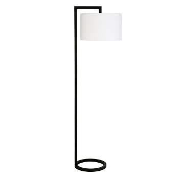 Hampton & Thyme 64" Tall Floor Lamp with Fabric Shade