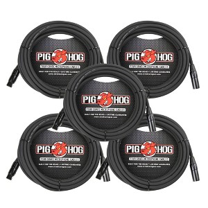 Pig Hog High Performance 8mm XLR Microphone Cable, 25 ft PHM25 - 5 Units - 1 of 4