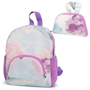 Tiny Twinkle Toddler Lightweight Backpack with Waterproof Closure and Easy Fold-Up Pouch - 1 of 4