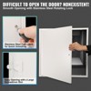 VEVOR Access Panel for Drywall & Ceiling, 24 x 24 Inch Plumbing Access Panels, Reinforced Access Door, Heavy-Duty Steel Wall Hole Cover, Silver - 4 of 4