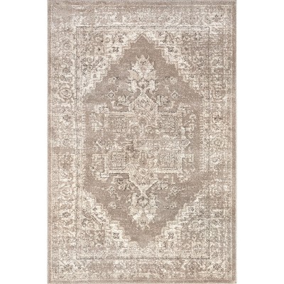 Nuloom Gena Distressed Transitional Medallion Indoor Area Rug