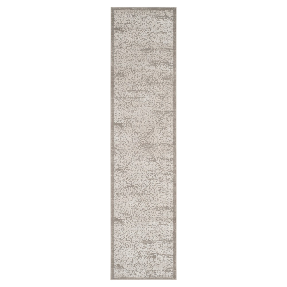 Gray/Beige Abstract Loomed Runner - (2'x10') - Safavieh