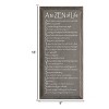 Slickblue Rustic Wall Sign – A to ZEN of Life Quote – Mindfulness & Motivation Wood Decor – 9x18 Inches, Color Options - 3 of 3
