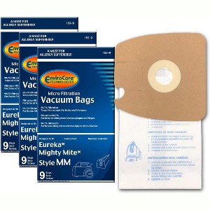 Eureka Style MM Eureka Mighty Mite 3670 and 3680 Series Canisters Micro Filtration Vacuum Cleaner Dust Bags 27 Bags - 1 of 4