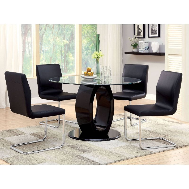 Spearelton Oval Pedestal round Dining Table - HOMES: Inside + Out, 3 of 4