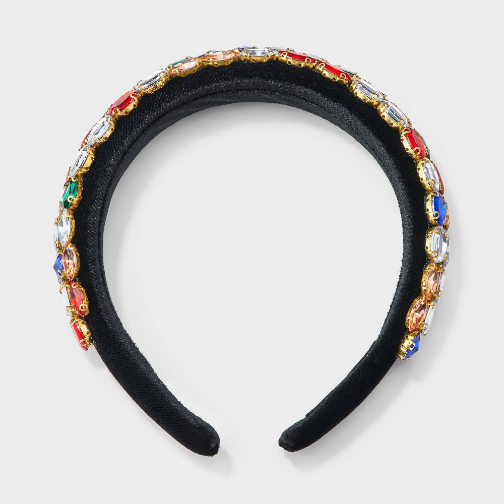 Rhinestone Headband - A New Day™ Red/Blue/Green/Gold
