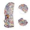 Unique Bargains Cute Cat Marble Hair Comb 1 Pc - 2 of 4