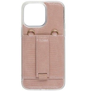 Walli Cases Pink Python Purse Phone Case with Wallet and Finger Strap - 1 of 4