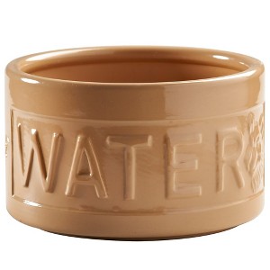 Mason Cash: Cane Dog Water Bowl - 5.9", 30oz -Tan Food-Water Dish - 1 of 4