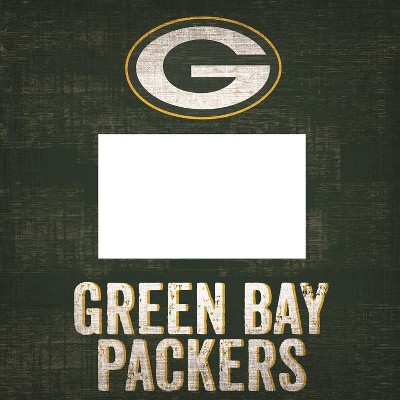 Nfl Green Bay Packers Fan Creations 4x4 Picture Frame Sign : Target