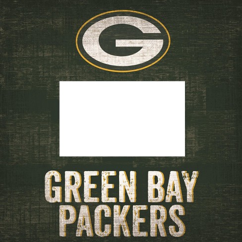 Nfl Green Bay Packers Fan Creations 4x4 Picture Frame Sign : Target