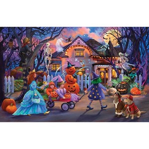 Sunsout Halloween Trick or Treat 1000 pc  Halloween Jigsaw Puzzle 61840 - 1 of 4