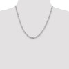 Black Bow Jewelry 4.75mm Sterling Silver Hollow Flat Anchor Chain Necklace - 2 of 4
