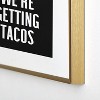 EnvyArt Getting Tacos Metal Framed Art Print - Deny Designs - 3 of 3
