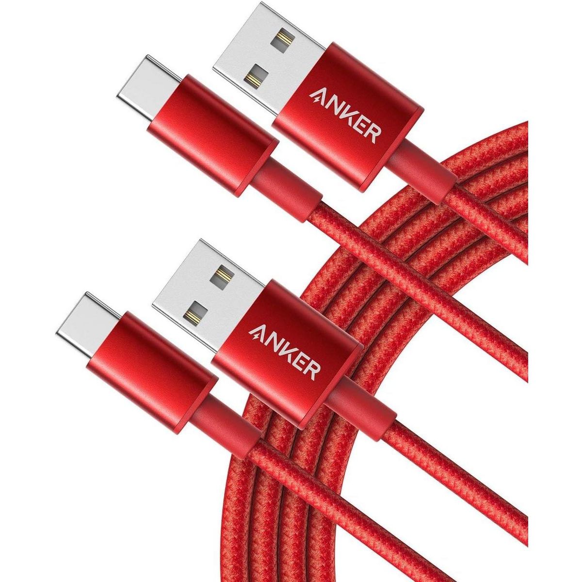 Anker Cable [2 Pack 6ft], USB A to USB C Cable