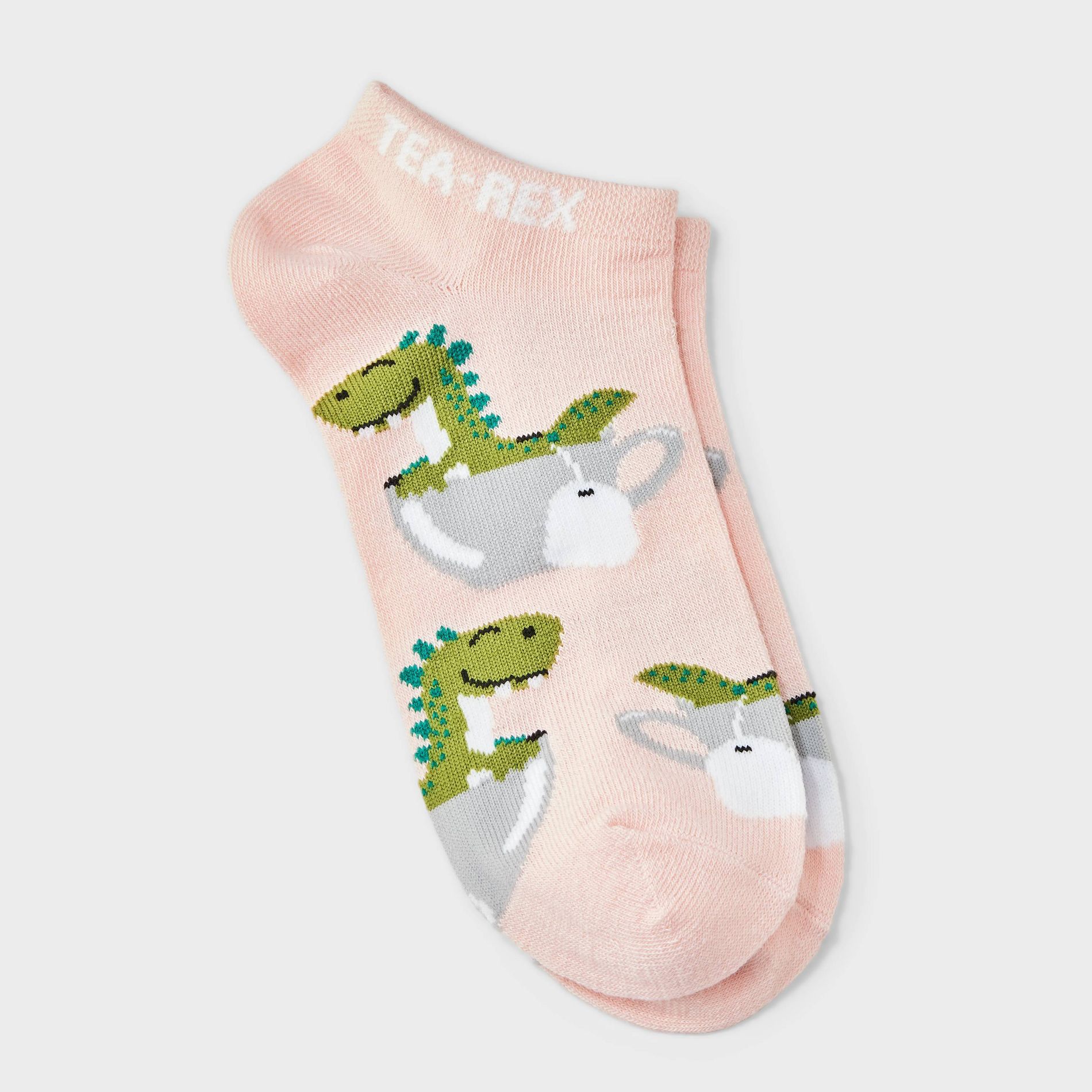 Women's Tea Rex Low Cut Socks - Pink 4-10