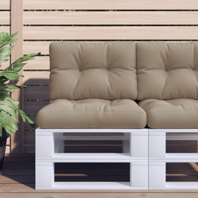 vidaXL Pallet Cushion Taupe 23.6"x15.7"x4.7" Fabric