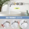 WOWOW Double-Handle Wall Mounted Bathroom Faucet - 3 of 4
