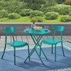 Patio Bistro Set, 3-Piece Outdoor Furniture Sets With 2 Chairs, Table, Iron Construction Outdoor Bistro Sets - 2 of 4