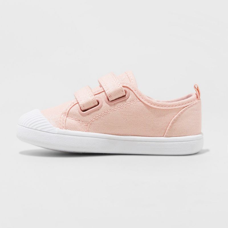 Toddler Madge Adjustable Easy Close Sneakers - Cat &#38; Jack&#8482; Pink 9, 2 of 4