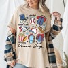 Game Day Baseball T-Shirt, Retro White and Natural Stadium Tee for Sports Fans| OrnamentallyYou - 4 of 4
