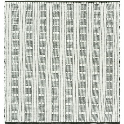Vermont VRM951 Flatweave Indoor Area Rug - Green/Ivory - 6'x6' - Safavieh