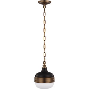 Generation Lighting Cadence 8" Wide Antique Brass Mini Pendant Light - 1 of 4