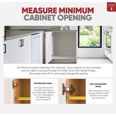 Rev-A-Shelf 5.5" Pullout Storage Organizer for Base Kitchen/Bathroom Cabinets with Soft-Close Full Extension Slides & Adjustable Shelves, 448-BCSC-5C — фото 3