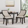 NicBex Retro Upholstered Dining Chairs with Curved Legs,Modern Mid-Century Style Accent Chairs for Dining Room,Set of 2 - 4 of 4