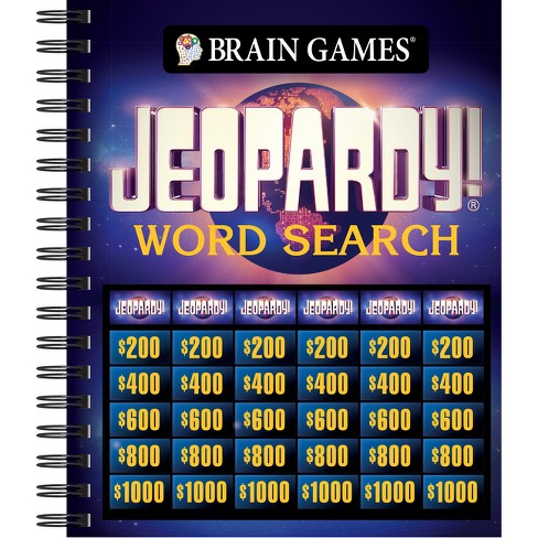 Brain Games - Jeopardy! Word Search - by  Publications International Ltd & Brain Games (Spiral Bound) - image 1 of 1