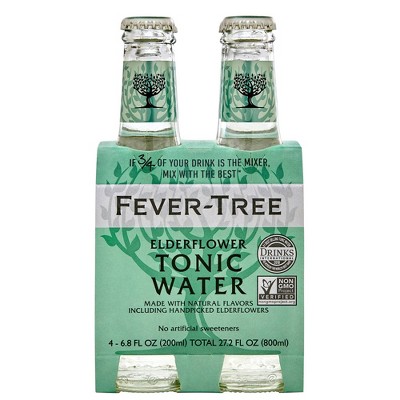 Fever-Tree Elderflower Tonic Water - 4pk/200ml Bottles