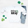 Simply Sage Market Women's Graphic Sweatshirt Feeling Lucky Rainbow - 3 of 3