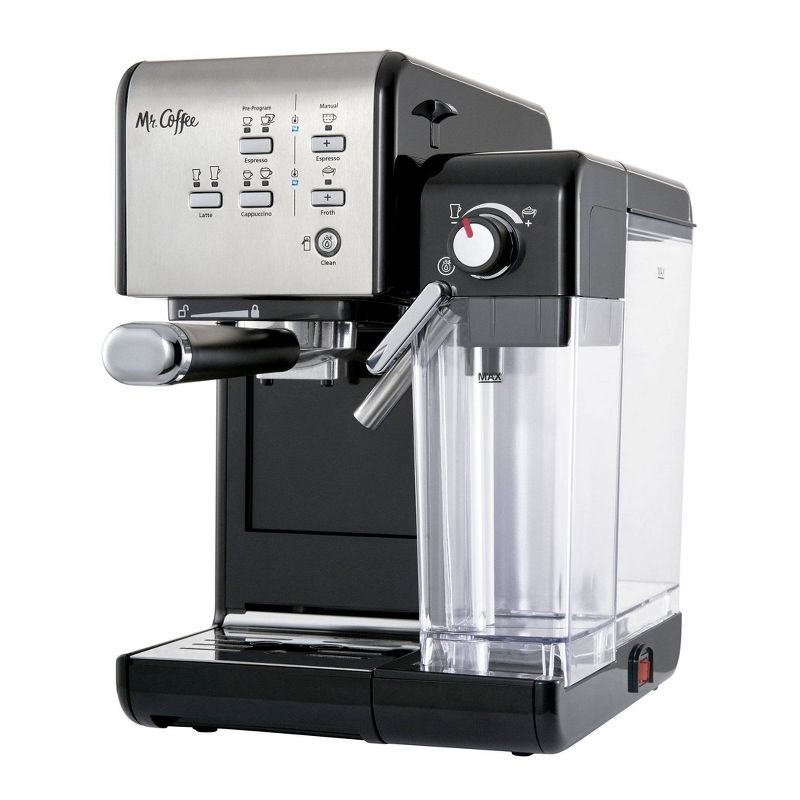 Mr. Coffee One-Touch Coffeehouse Espresso and Cappuccino Machine Black, 3 of 13